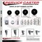 Service Caster 4 Inch Soft Rubber Wheel Swivel 34 Inch Threaded Stem Caster Set 2 Brakes SCC SCC-TS20S414-SRS-34212-2-PLB-2 - alternate 3